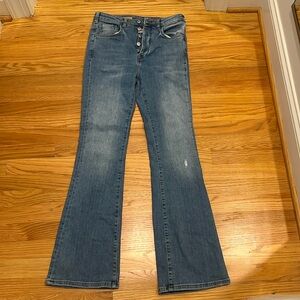 Pilcro bootcut denim, size 28
